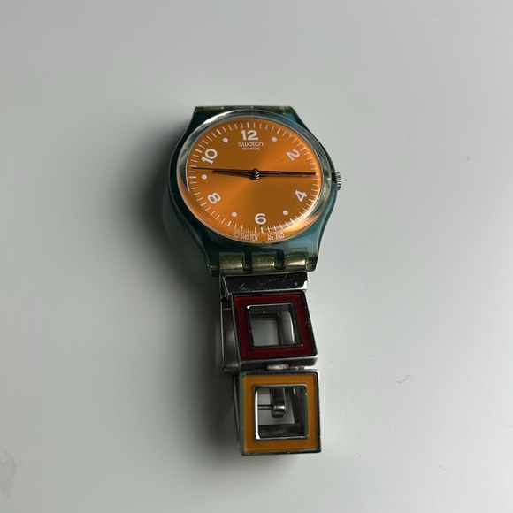 Swatch Vintage Postmodern Multicolor Women’s Swiss Watch Bracelet Band main image 13